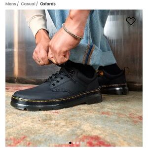 Dr. Martens Black Leather Oxfords